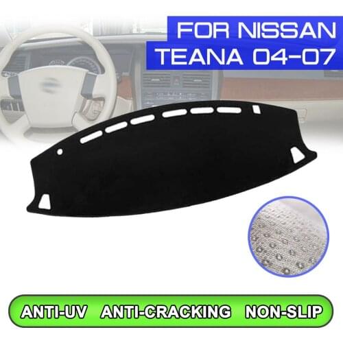 Car Dashboard Mat Anti-dirty Non-slip Dash Cover Mat UV Protection Shade for Nissan Teana 2004 2005 2006 2007