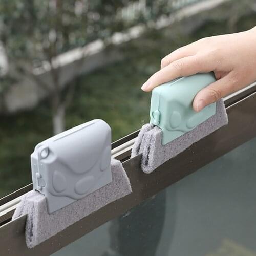 1Pc Multifunction Window Groove Cleaning Cloth Window Cleaning Brush Windows Slot Cleaner Brush Clean Window Slot Cleaning Tool