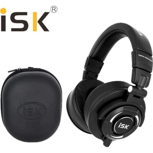 Original iSK MDH9000 monitor headphone HIFI headset computer karaoke headphones for DJ/audio mixing/recording studio monitoring