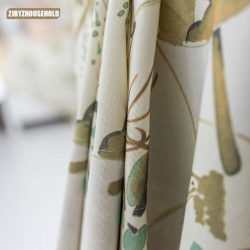 Simple and Modern Style Curtains for Living Room and Bedroom Semi- Blackout Curtains Living Room Curtains Set