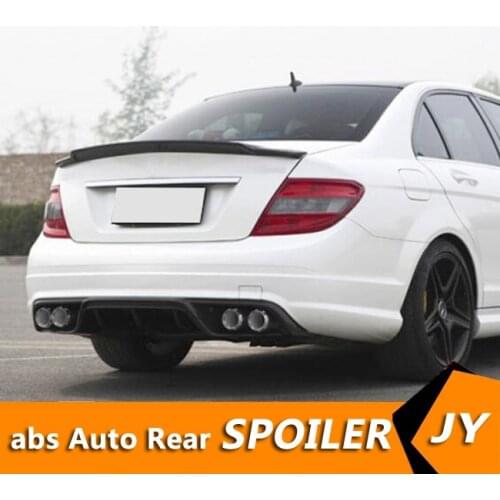 For Mercedes-Benz W204 Spoiler Carbon Fiber Material 2008-2014 Spoiler AC For W204 C-class C180 C200L C63 Spoiler