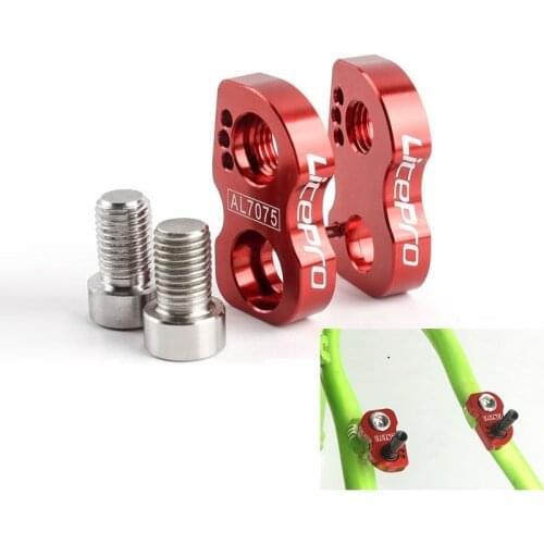 2pcs 4pcs Folding Bicycle V Brake Extend Pedestal 406 change to 451 20inch P8 Modified 451 V Brake Extender Device