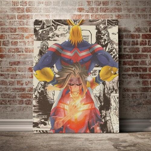 All Might Toshinori Yagi My Hero Academia BNHA Decoration Prints Canvas Home Decor Dorm Living Room Bedroom Poster Wall Art