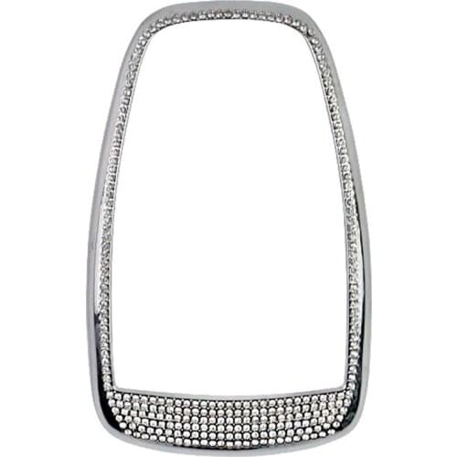 Bling Crystal Interior Media Control Emblem Cover for Mercedes Benz E300L C200L C180L E C Class GLC W205 W213