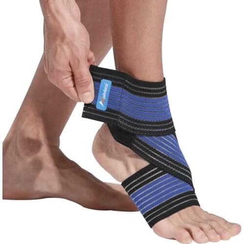 1PCS 70*7.5cm Elastic Ankle Bandage Wrap Sports Compression Ankle Support Adjustable Bands Sports Safety Brace Guard Men Women