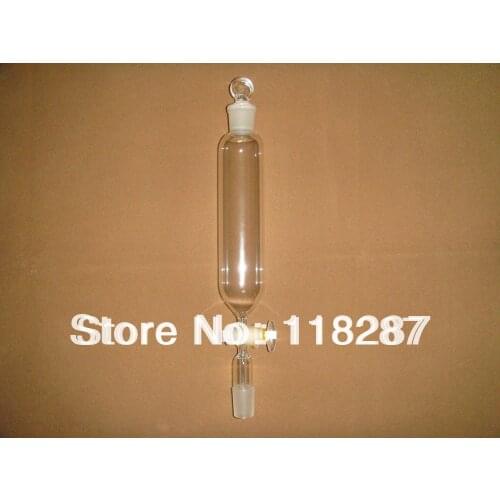 250mL tube Separatory funnel, with glass stopcock,24/29 joint,lab glassware