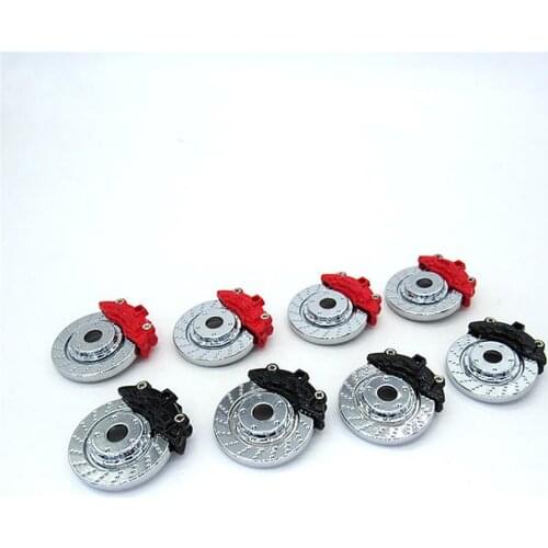 4pcs/set Brake Pads Brake Disc for WPL D12 RC Car Tires Brake Pliers Calipers Modification Upgrade Parts