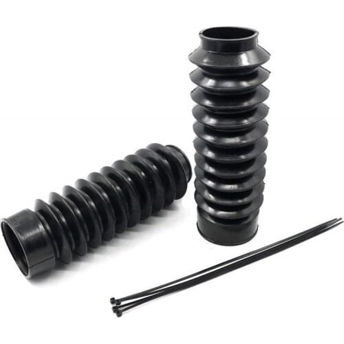 49mm Long Rubber Front Fork Boots Shock Gaiters for Harley Dyna FXDB-I FXDF FXDL FXDL-I FXDB FXDB-I FXD FXDC FLD FXCW