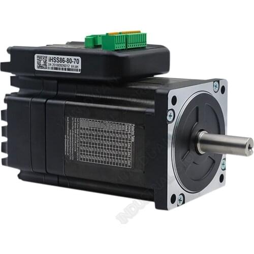 NEMA34 7.5Nm 86MM Integrated Hybrid closed loop Motor Driver 2000rpm 60V DC DSP drive Encoder Integration easy Servo kit IHSS86