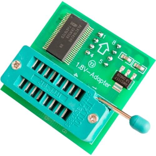 1.8V adapter for Iphone or motherboard 1.8V SPI Flash SOP8 DIP8 W25 MX25 use on programmers TL866CS TL866A EZP2010 EZP2013 CH341