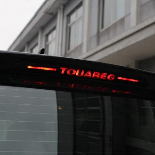Car Accessories for Touareg 2011-2017 Car Brake Lights Decorative Cover Stop Lamp Stickers Modified Carbon Fiber Carstyling