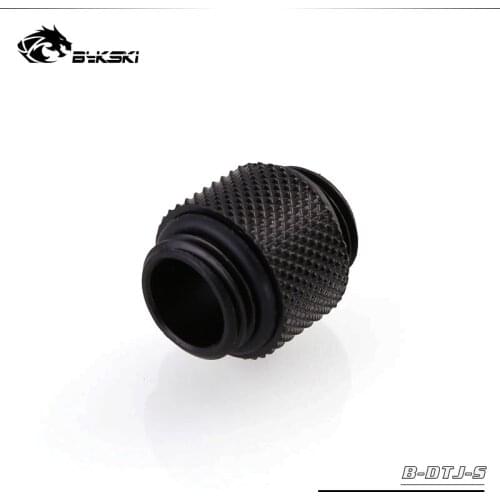 BYKSKI G1/4'' to G1/4'' Dual External Thread Connection double male adapter thread 4.5MM connector for water cooling B-DTJ-S