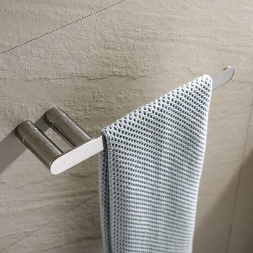 Bathroom Hardware Polished Stainless Steel Toilet Paper Holder Towel Bar Shelf Bathroom Accessory