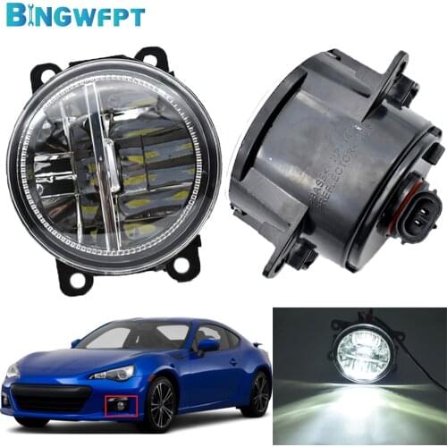 For Subaru WRX STI 2015 2016 XV Crosstrek 13-14 Fog Lamp Assembly Headlights Fog Light Daytime Running Light Car H11 LED 12V