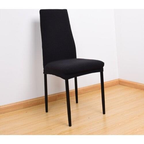 Polyester Elastic Dining Chair Cover Slipcovers Fleece Office Chair Covers Wedding Banquet Hotel Chair protector para sillas