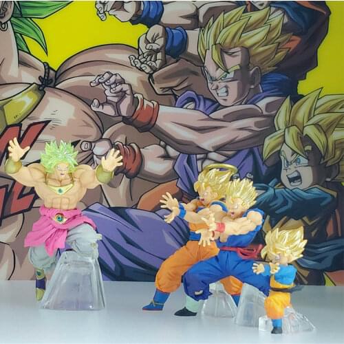 BANDAI Action Figure Gacha Dragon Ball Super VS17 Dragon Ball Character Modeling Series Son Goku Broly HG Model Toy