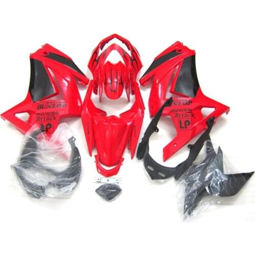 Black Flames Red Injection Motorcycle for Kawasaki Ninja 250R fairing kit 2008-2014 fairing set 250r 08 09 11 12-14 ZM42
