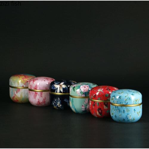 Tea Containers Candle Cans Candy Snacks Small Round Mini Portable Tin Packaging
