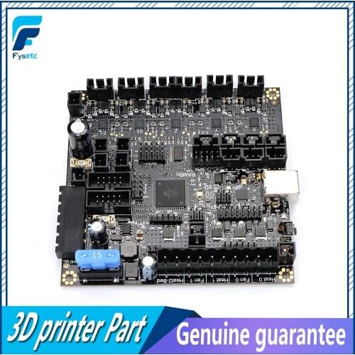 RAMBo 1.4 Motherboard RAMBo V1.4 board MEGA And Stepper Drivers All On One Integrated PCB For Arduino Lulzbot Taz6 3D Printer