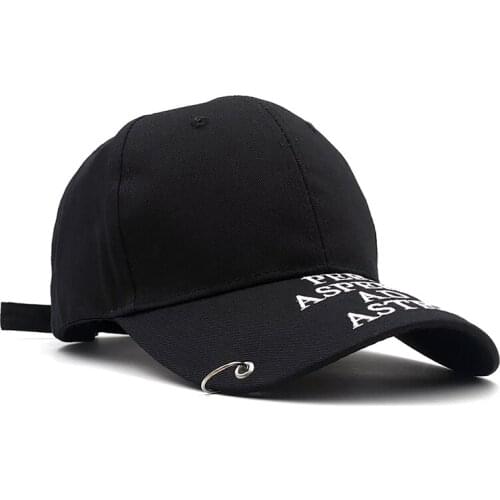 THE NEW Baseball Cap Women Iron ring men Rings Snap Back Caps snapbacks Hip Hop Cap Dad hat per aspera ad astra Letter Bone