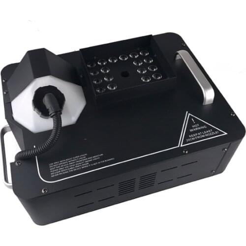 New 1500W LED Fog Machine 24X9W RGB Led Lamps Smoke Machine Professional Fogger Hazer Device Stage DJ Party Equipment