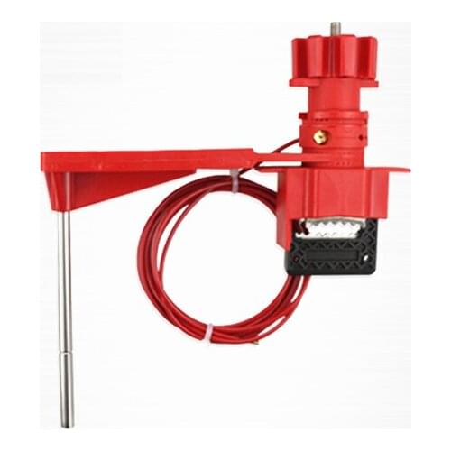 Single Stop-arm All-purpose Ball Valve Lock , gate valve Lock, Safety Cable System Lockouts,Industrial safety locks