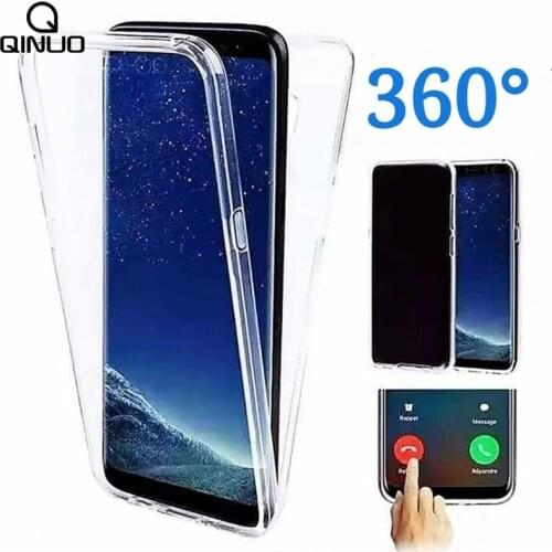 360 Full Clear Case For Samsung Galaxy A51 A71 A20 S A30 A40 A50 A70 A90 A81 A21S M31 S M20 M51 Soft Front+Hard Back Phone Cover
