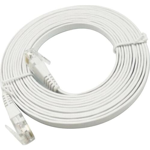 CAT6 Flat Ethernet Cable RJ45 Lan Cable 0.5m/1m Flat UTP Lot For Computer Router Laptop Patch Interesting