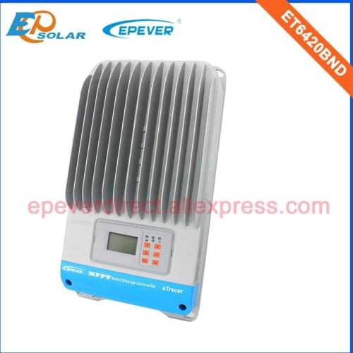 Solar regulator MPPT EPSolar EPEVER shipped by TNT Fedex Free shipping ET6420BND 60A 60amps 12V/24V/36V/48V auto work