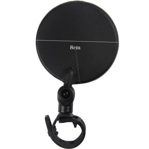 Bicycle 360 Degree Rotate Mirror Universal Handlebar Rearview Mirror With Install Belt For Bike MTB Bicycle Riding Accessories