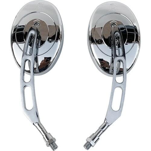 Universal 10MM Motorcycle Rearview Rear View Mirrors Chrome Side Mirror For Kawasaki vulcan 900 1500 vulcan s 650 vn900