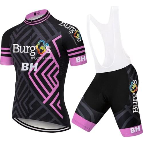 Ensemble Cyclisme Homme Burg Maillot Cycliste 2021 BH Team Cycling Jerseys Bike Wear Clothing Ropa Ciclismo Uniformes Sportswear