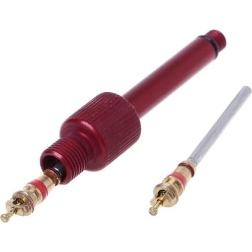 Bicycle Rear Shock Absorber Pump Valve Adapter Valve Core Lengthen Aluminum Alloy MTB Bike Parts Repair Tools Replacement