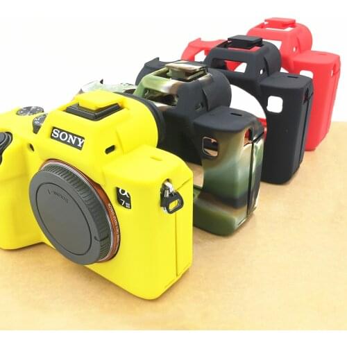 Normal Rubber Silicon Case Body Cover Protector Frame Skin for Sony A7R III / A7 III / Mark III ILCE A7RM3 A7M3 Camera Soft