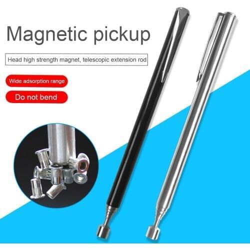 65cm Mini Portable Pick Up Tool Telescopic Magnetic Pen Hand Tool Pickup Rod Stick For Picking Up Nut Bolt Extendable Long Reach