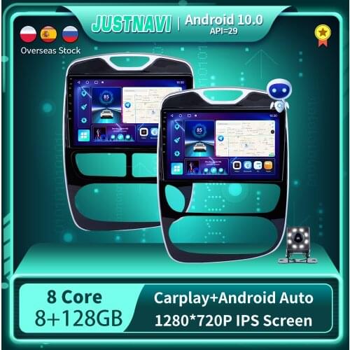 Android 10.0 Car Radio Video Player For Renault Clio 4 2012-2016 Auto GPS Stereo Navigation DSP OBD Carplay No 2 din DVD 10 Inch