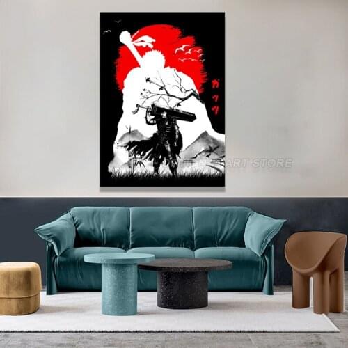 Berserk Anime Guts Home Decor Canvas Painting Wall Pictures Living Room Decoration Art Posters Prints