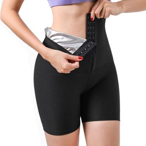 Body Shaper Pants Sauna Shapers Hot Sweat Sauna Effect Slimming Pants Fitness Short Shapewear Workout Gym Leggings Fitness Pants