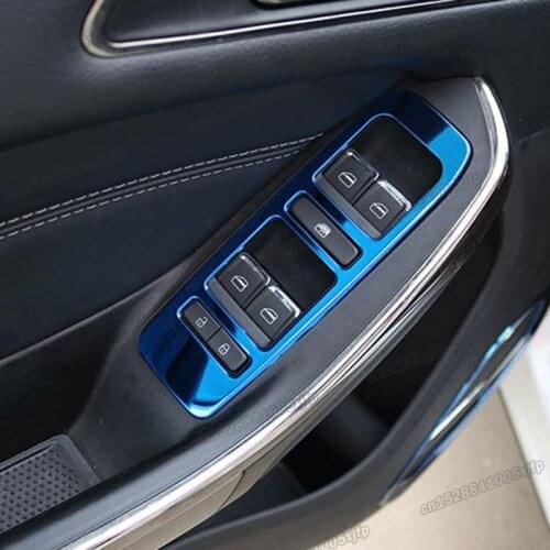 Car Door Window Switch Control Panel Cover Decoration Trim for Chery Tiggo 4 2016 2017 2018 2019 2020 5X Interior Accessories