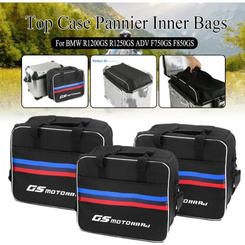 For BMW F850GS F750GS Motorcycle Saddlebag Luggage Inner Bag R1200GS R1250GS ADV LC 2004-2020 Expandable Saddle Bags Waterproof