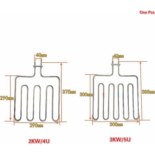 2KW 4U / 3KW 5U Electric Sauna Stove Heating Element Sauna Stove Hot Tube 304 Stainless Steel Tubular Air Heater 220V/380V