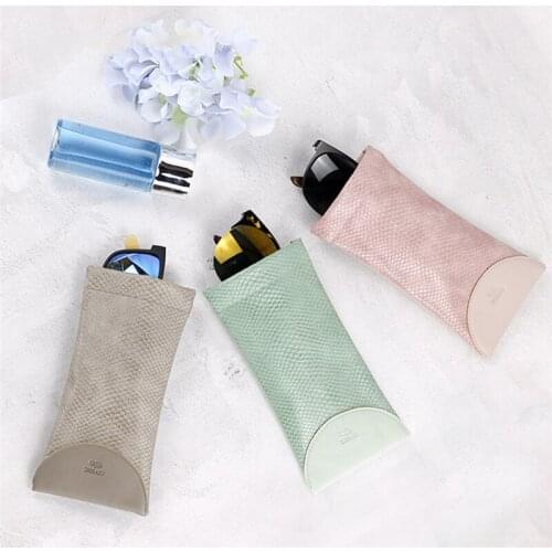 Imixlot Personality Trendy Snake Pattern Glasses Bag Unisex New Fashion PU Leather Eyewear Case Sunglasses Protector Cover