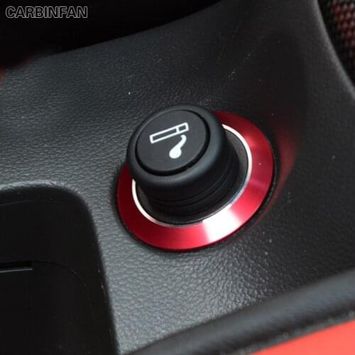 Cigarette Lighter Decoration Ring Trim Key Ring Sticker Fit For Chevrolet Cruze Malibu Sedan Hatchback LHD 2009 - 2015 C1927