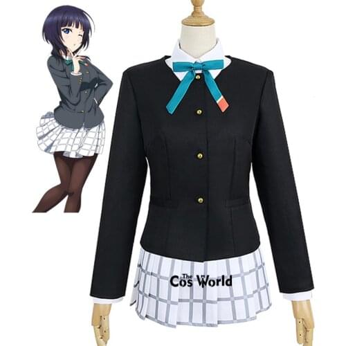 Love Live! Nijigasaki High School Idol Club Asaka Karin School Uniform Outfit Anime Customize Cosplay Costumes