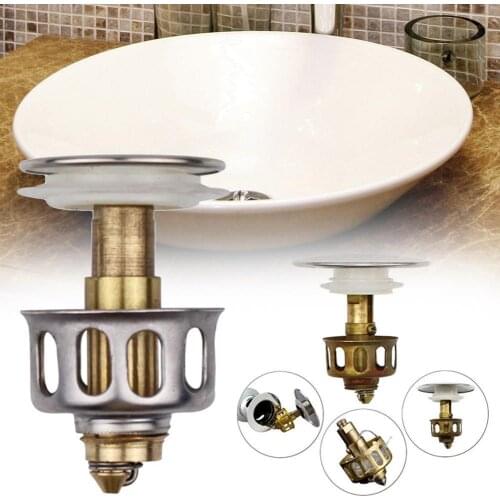 New Luxury Sink Up Drain Stopper Basin Lavatory Bathroom Kitchen Bathtub Accessories Cap Washbasin Plug Basin Bounce Core