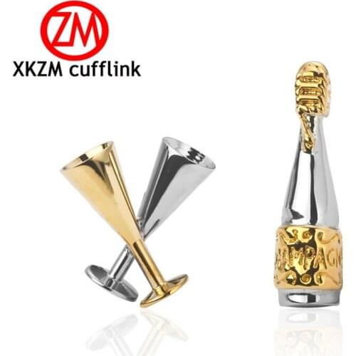 New arrival Luxury shirt Golden goblet design cufflink for mens Brand cuff buttons cuff links High Quality abotoaduras Jewelry