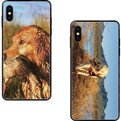 Hunting Gun Dog Art Animal Protective Black Soft TPU Protector Phone Cases Nouvelles For Redmi Note 4 5 5A 6 7 8 8T 9 9S Pro Max