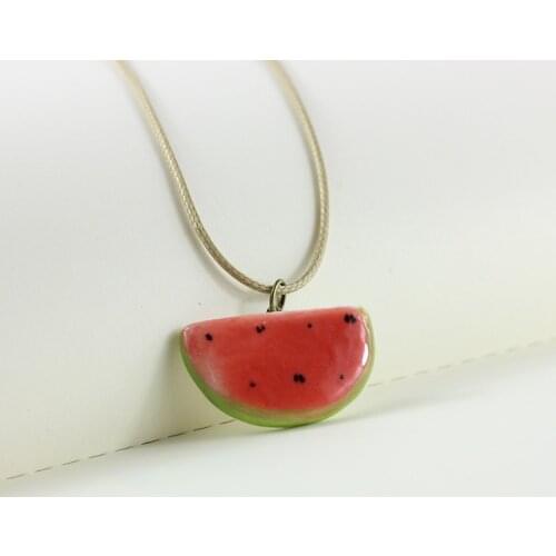 Handmade ceramic fashion simple collarbone chain national wind restoring ancient ways long sweater chain #1590