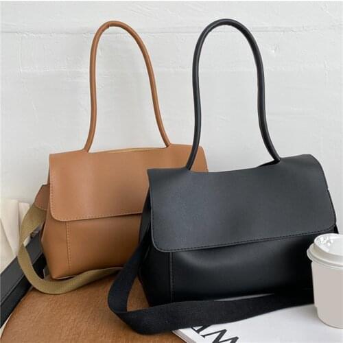 Сумки Pu Leather Laptop Bag Simple Handbags Famous Brands Women Shoulder Bag Casual Big Tote Vintage Ladies Crossbody Bags