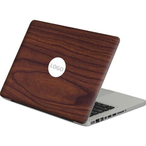 Dark wood grain Laptop Decal Sticker Skin For MacBook Air Pro Retina 11" 13" 15" Vinyl Mac Case Notebook Body Full Cover Skin